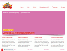 Tablet Screenshot of hetsprookjesland.nl